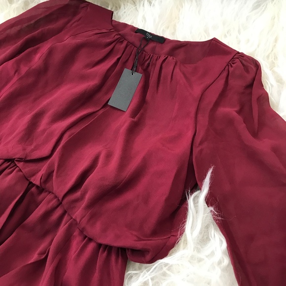 Tibi Silk Draped Dress - Picture 3 of 7